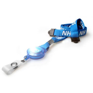 Digital ID 15mm Recycled NHS Staff Lanyards with Double Breakaway & Integrated Card Reel (Pack of 100)