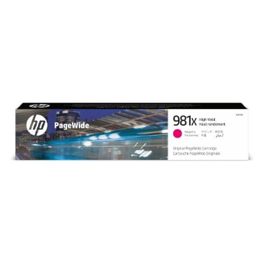 HP L0R10A/981X Ink cartridge magenta, 10K pages ISO/IEC 19798 114,5ml for HP PageWide E 58650/556