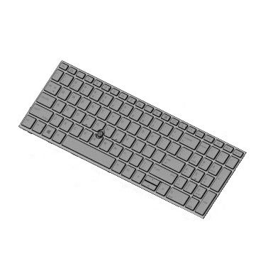 HP L28407-051 notebook spare part Keyboard