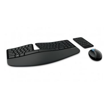 Microsoft Sculpt Ergonomic Desktop keyboard RF Wireless US English Black