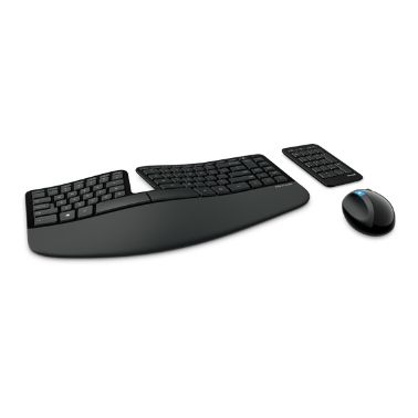 Microsoft Sculpt Ergonomic Desktop keyboard RF Wireless English Black