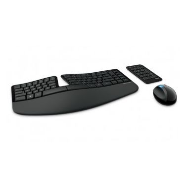 Microsoft Sculpt Ergonomic Desktop keyboard RF Wireless Danish Black