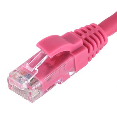 Cablenet 10m Cat6 RJ45 Pink U/UTP LSOH 24AWG Snagless Booted Patch Lead