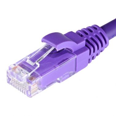 Cablenet 3m Cat6 RJ45 Violet U/UTP LSOH 24AWG Snagless Booted Patch Lead