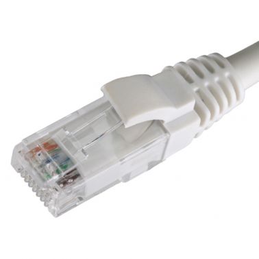 Cablenet 0.3m Cat6 RJ45 White U/UTP LSOH 24AWG Snagless Booted Patch Lead