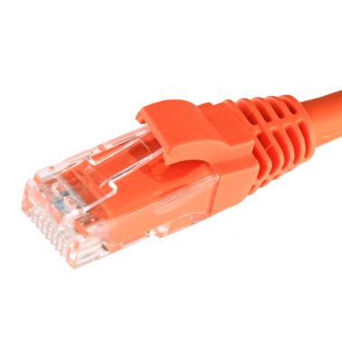 Cablenet 2m Cat6 RJ45 Orange U/UTP LSOH 24AWG Snagless Booted Patch Lead