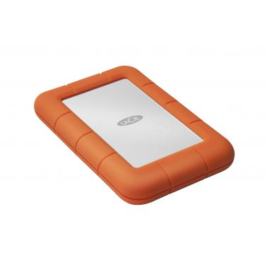 LaCie Rugged Mini external hard drive 1000 GB Orange, Silver