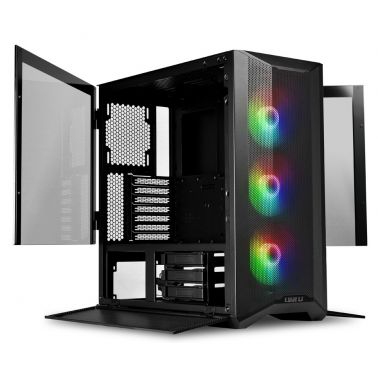 Lian Li LANCOOL II MESH RGB Midi Tower Black, Transparent