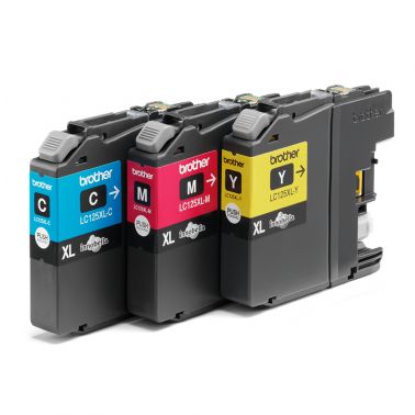 Brother LC-125XLRBWBP Ink cartridge multi pack C,M,Y, 3x1.2K pages ISO/IEC 24711 Pack=3 for Brother MFC-J 4510/6920