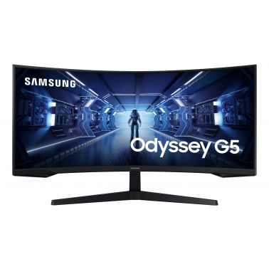 Samsung Odyssey LC34G55TWWPXXU computer monitor 86.4 cm (34") 3440 x 1440 pixels UltraWide Quad HD LED Black