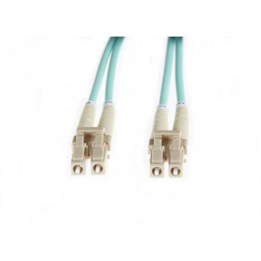 4Cabling FL.OM4LCLC1M fibre optic cable 1 m LC OM4 Aqua colour