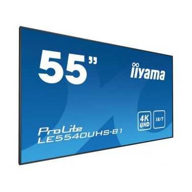 iiyama LE5540UHS-B1 signage display 138.7 cm (54.6") LED 4K Ultra HD Black