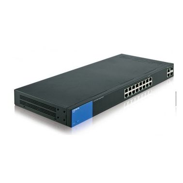 Linksys LGS318P Managed Gigabit Ethernet (10/100/1000) Black,Blue Power over Ethernet (PoE)