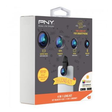 PNY LNS-4N1-02-RB mobile phone lens Black
