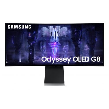 Samsung LS34BG850SUXXU computer monitor 86.4 cm (34") 3440 x 1440 pixels UltraWide Quad HD OLED Silver