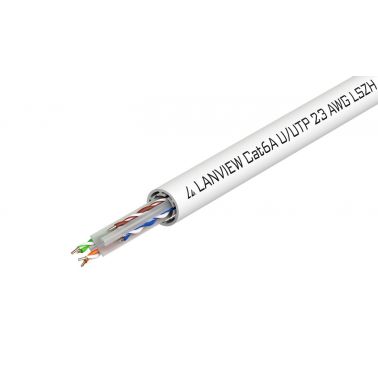 Lanview LVN122182 networking cable White 500 m Cat6a U/UTP (UTP)