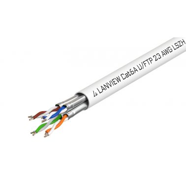 Lanview LVN122430 networking cable White 500 m Cat6a U/FTP (STP)