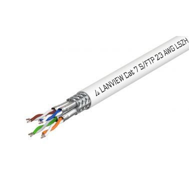 Lanview LVN122506 networking cable White 500 m Cat7 SF/UTP (S-FTP)