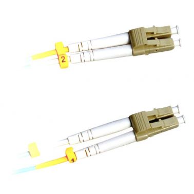 Lanview LVO231301 fibre optic cable 2 m 2x LC OM3 Aqua colour