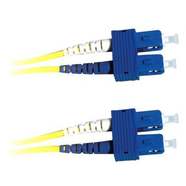 Lanview LVO231380 fibre optic cable 10 m 2x SC OS2 Yellow