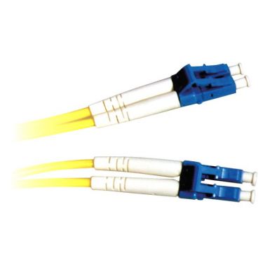 Lanview LVO231406 fibre optic cable 1 m 2x LC OS2 Yellow