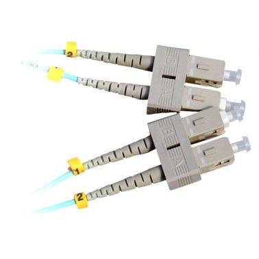 Lanview LVO231473 fibre optic cable 1 m 2x SC OM3 Aqua colour