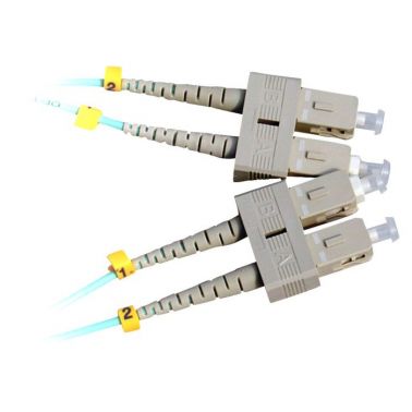 Lanview LVO231476 fibre optic cable 10 m 2x SC OM3 Aqua colour