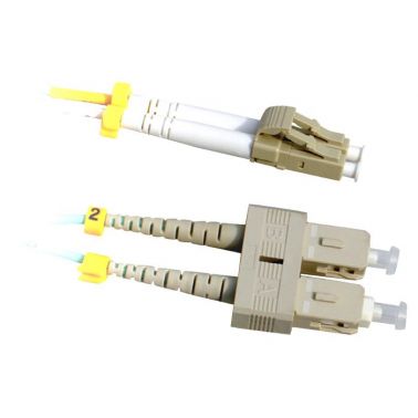 Lanview LVO231477 fibre optic cable 1 m 2x LC 2x SC OM3 Aqua colour