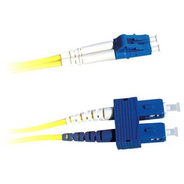 Lanview LVO231492 fibre optic cable 2 m 2x LC 2x SC OS2 Yellow