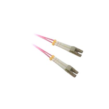 Lanview LVO231810 fibre optic cable 1 m 2x LC OM4 Purple