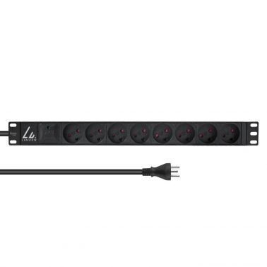 Lanview 19`` rack mount power strip,