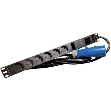 Lanview LVR261876D power distribution unit (PDU) 6 AC outlet(s) 1U Black