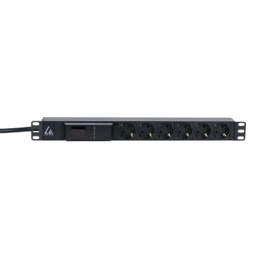 Lanview LVR261876S power distribution unit (PDU) 6 AC outlet(s) 1U Black