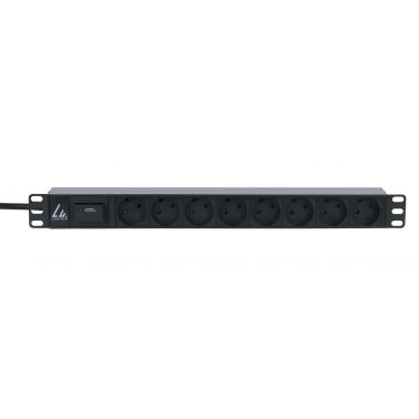 Lanview LVR261880D power distribution unit (PDU) 8 AC outlet(s) 1U Black