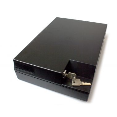 Digital ID Card Box Black, Lockable, x500 spaces, 300x200x70mm