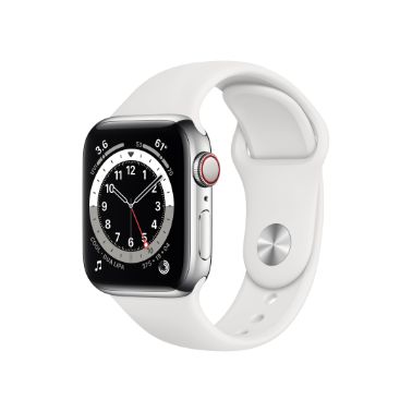 Apple Watch Series 6 40 mm OLED 4G Silver GPS (satellite)