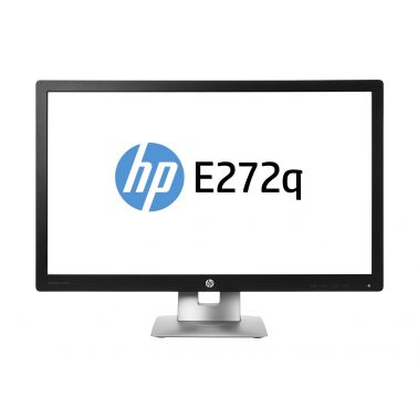 HP EliteDisplay E272q computer monitor 68.6 cm (27") 2560 x 1440 pixels Quad HD LED Black, Silver