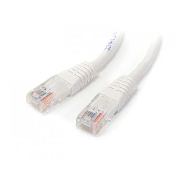 StarTech.com 15m Cat5e White Molded RJ45 UTP Cat 5e Patch Cable - 15 m Patch Cord