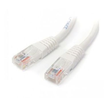 StarTech.com 10 ft Cat5e White Molded RJ45 UTP Cat 5e Patch Cable - 10ft Patch Cord