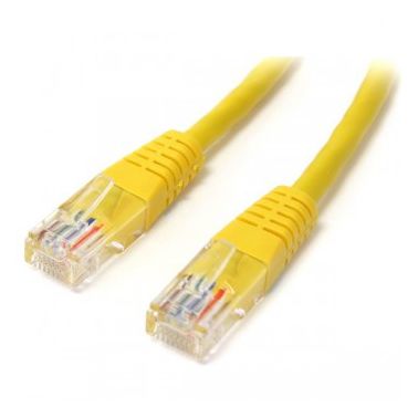 StarTech.com 10 ft Yellow Molded Category 5e (350 MHz) UTP Patch Cable networking cable 3 m