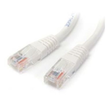 StarTech.com 25 ft White Molded Category 5e (350 MHz) UTP Patch Cable networking cable 7.6 m