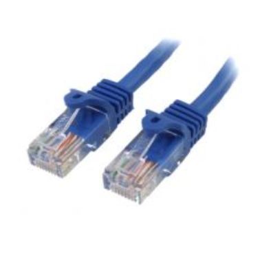 StarTech.com 7 ft Cat5e Blue Molded RJ45 UTP Cat 5e Patch Cable - 7ft Patch Cord