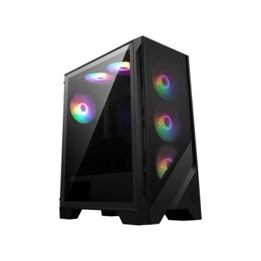 MSI MAG FORGE 120A AIRFLOW computer case Midi Tower Black, Transparent