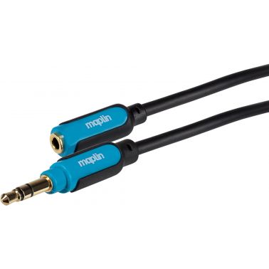 Maplin MAV35008-015 audio cable 1.5 m 3.5mm Black