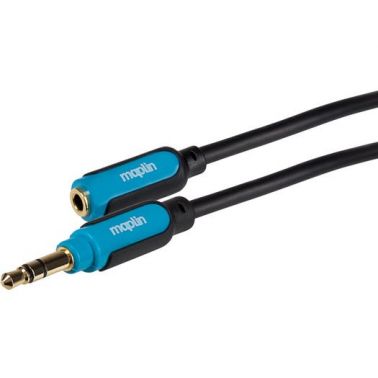 Maplin MAV35008-030 audio cable 3 m 3.5mm Black