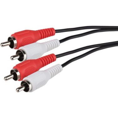 Maplin MAVRC001-015 audio cable 1.5 m 2 x RCA Black,Red,White