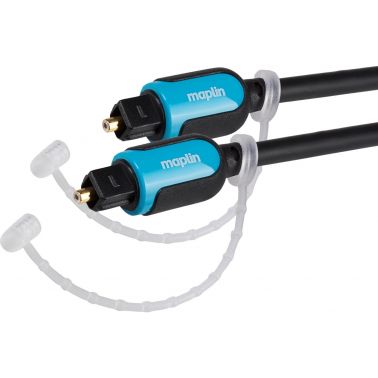 Maplin MAVTT001-100 audio cable 10 m TOSLINK Black