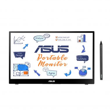 ASUS MB14AHD computer monitor 35.6 cm (14") 1920 x 1080 pixels Full HD LCD Touchscreen Black