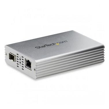 StarTech.com 10Gb Ethernet Fiber Media Converter with Open SFP+ Slot