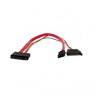 StarTech.com 12in Micro SATA to SATA with SATA Power Adapter Cable